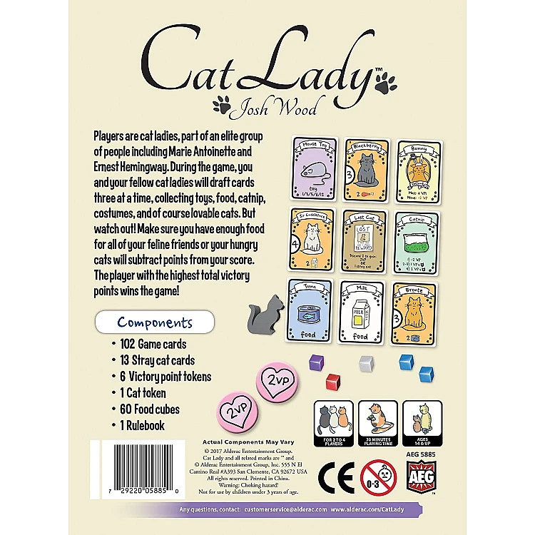 Cat Lady Imported Games, The Dice Tower Seal of Excellence, All Products image