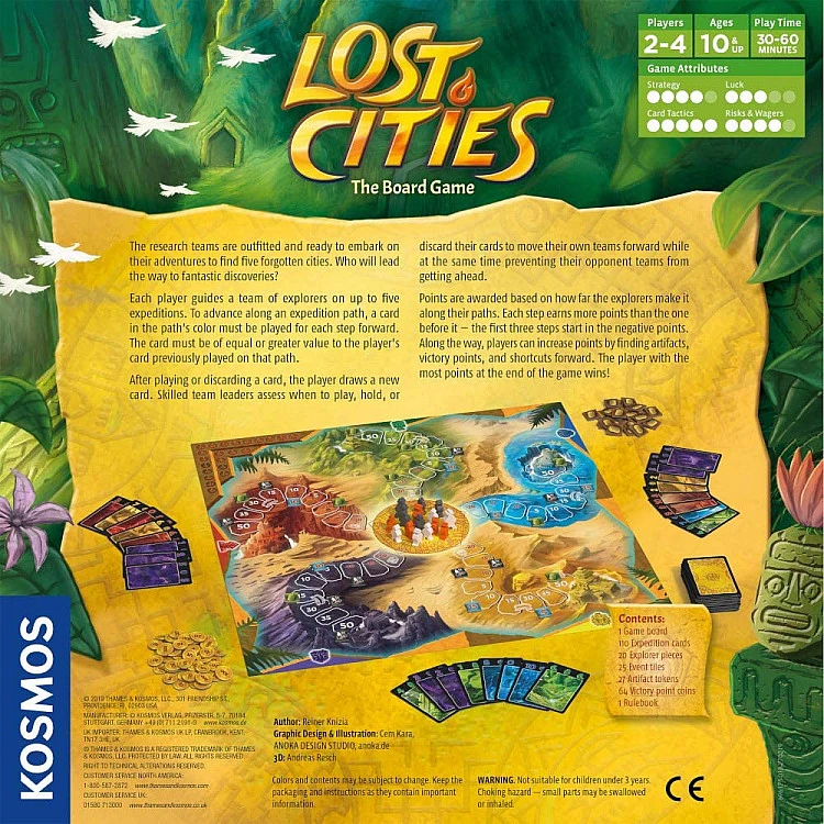 Lost Cities Board Game image