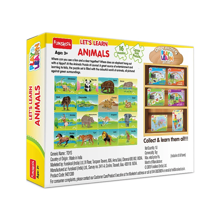 Let's Learn Animals Puzzle image