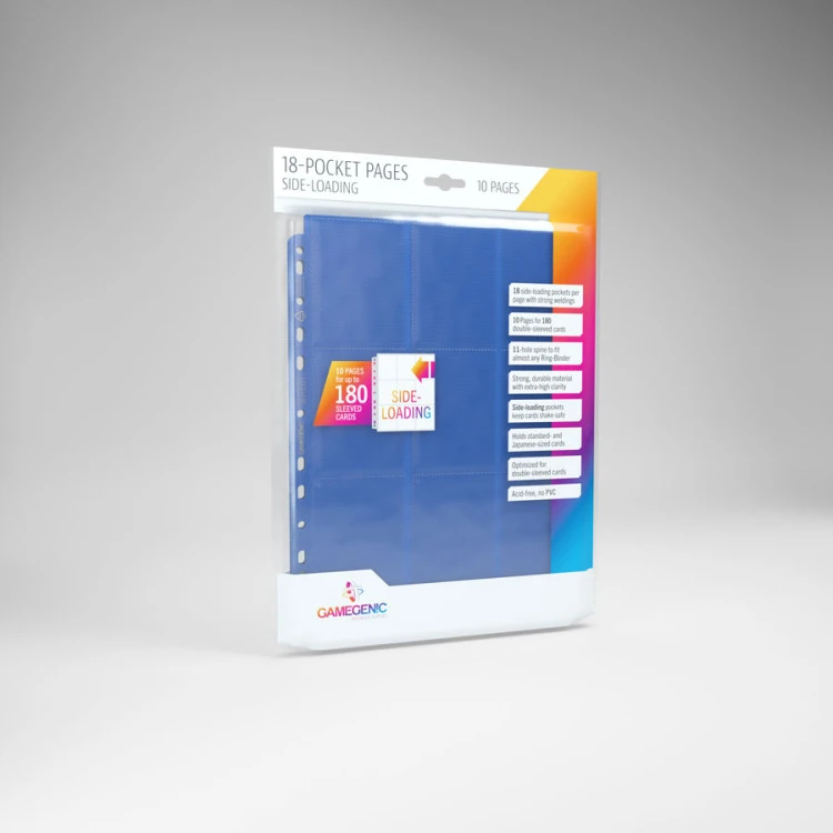 Gamegenic Sideloading 18-Pocket Pages 10 pcs pack image