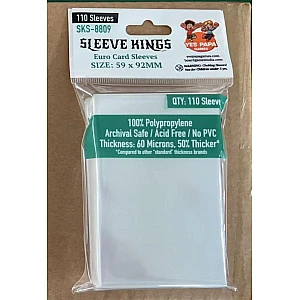 Yes Papa Games  8809 Euro Card Sleeves (59x92mm) - 110 Pack