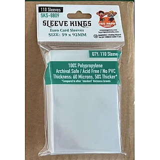 Yes Papa Games 8809 Euro Card Sleeves (59x92mm) - 110 Pack | Board Games  India