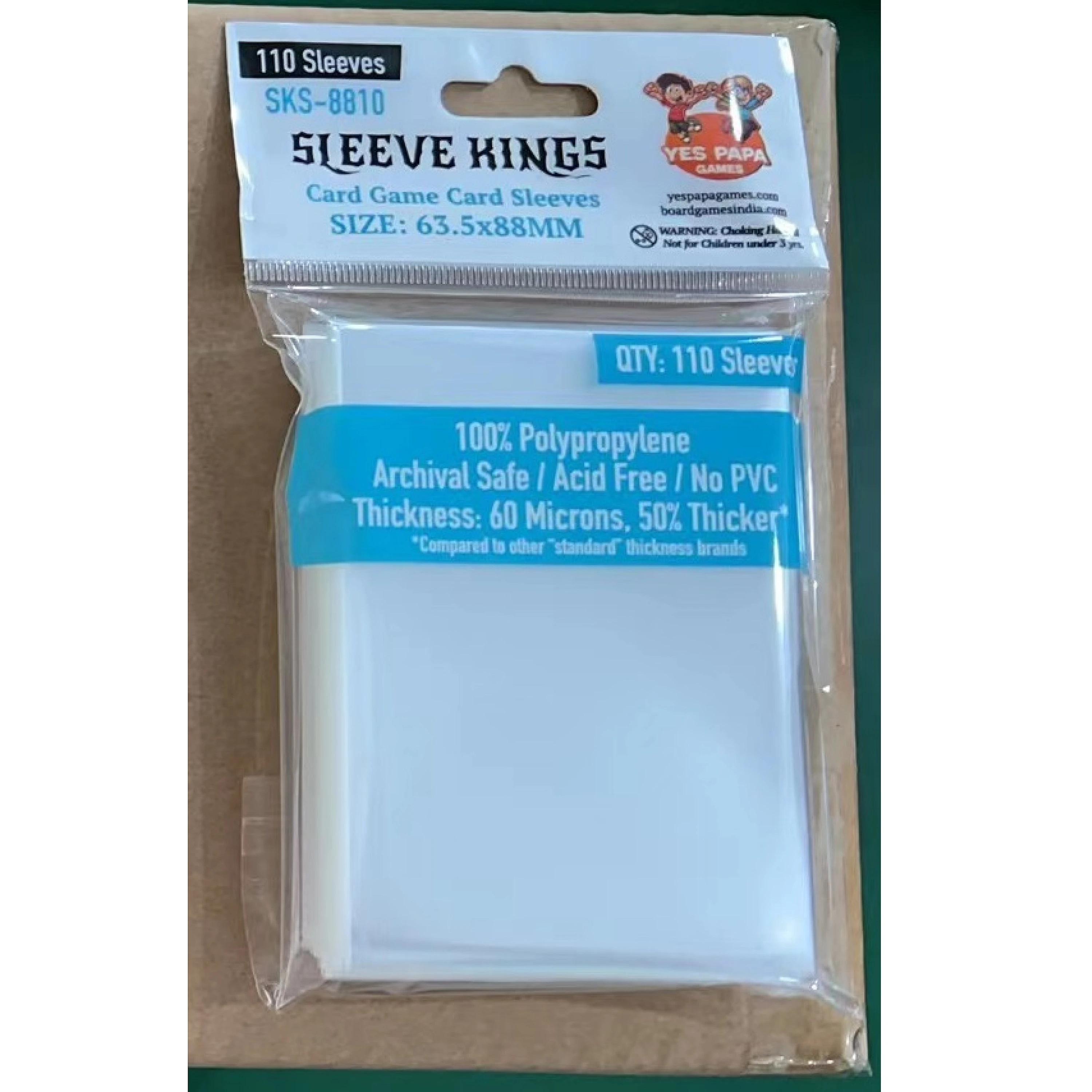 63.5x88mm card sleeves Amazon.com: Sleeve Kings Card Sleeves 63.5x88mm Standard Size - Clear  Polypropylene, 60 Micron, 440 Standard Board Game Card Sleeves Board main image 0
