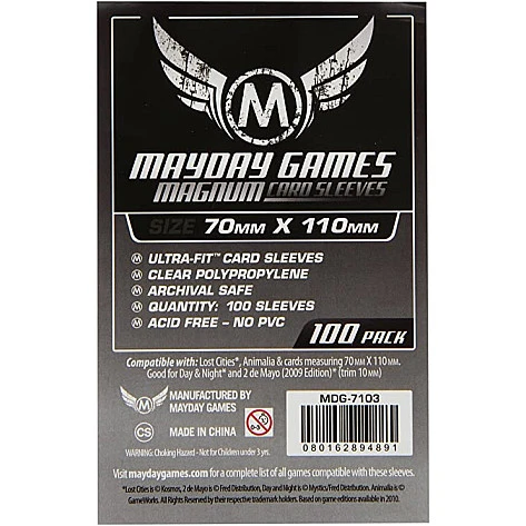 Mayday: 7103 - 70X110 MM (100 Pack) Accessories, Card Sleeves, Imported Games, All Products image