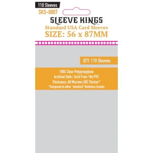 Yes Papa Games 8807 Standard USA Card Sleeves (56x87mm) - 110 Pack