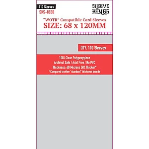 Sleeve Kings 8830 WOTR Compatible Sleeves (68x120mm) -110 Pack