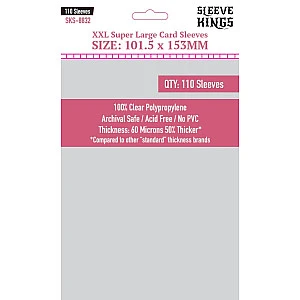 Sleeve Kings 8832 XXL Super Large Sleeves (101.5x153mm) -110 Pack
