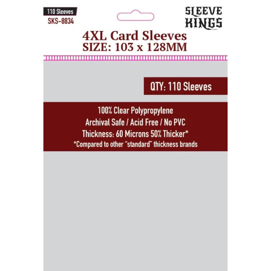 Sleeve Kings 8834 4XL Sleeves (103 x 128) 110 Pack image