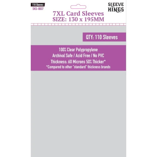 Sleeve Kings 8837 7XL Sleeves (130 x 195) - 110 Pack image