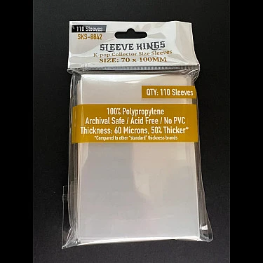 Sleeve Kings 8842 Kpop Collector Size (70 X 100 MM) 110 pack