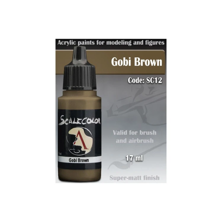 Scale Color Range SC12 GOBI BROWN All Board Games, Paints, Scale Color Range, Imported Games, All Products image