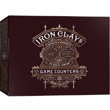 Iron Clays 200 chips Printed Box