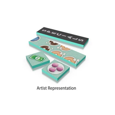 Dollars to Donuts Acrylic Tile Upgrade All Board Games, Kickstarters, Imported Games, KS Games In Stock, All Products image