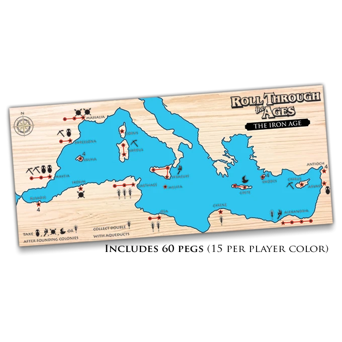Roll Through The Ages: The Iron Age w/Mediterranean Expansion image