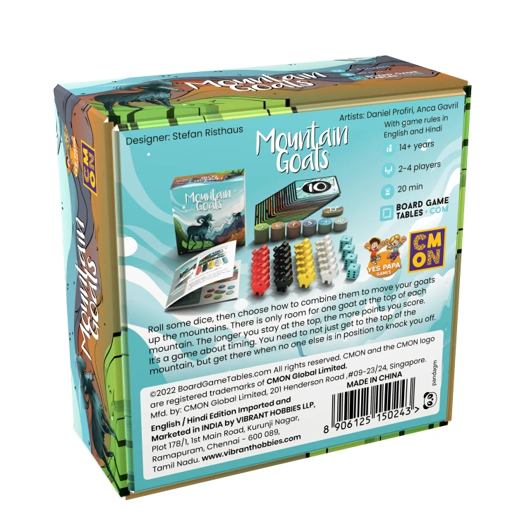 Mountain Goats - English / Hindi Edition All Board Games, Our Games, Published Games, Imported, All Products image