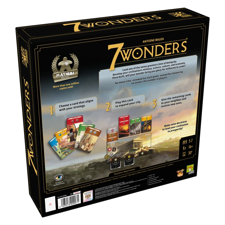 7 wonders (Second Edition) Imported Games, Spiel des Jahres, For Cafe, 2- Next 21 to 50 Games, All Products image