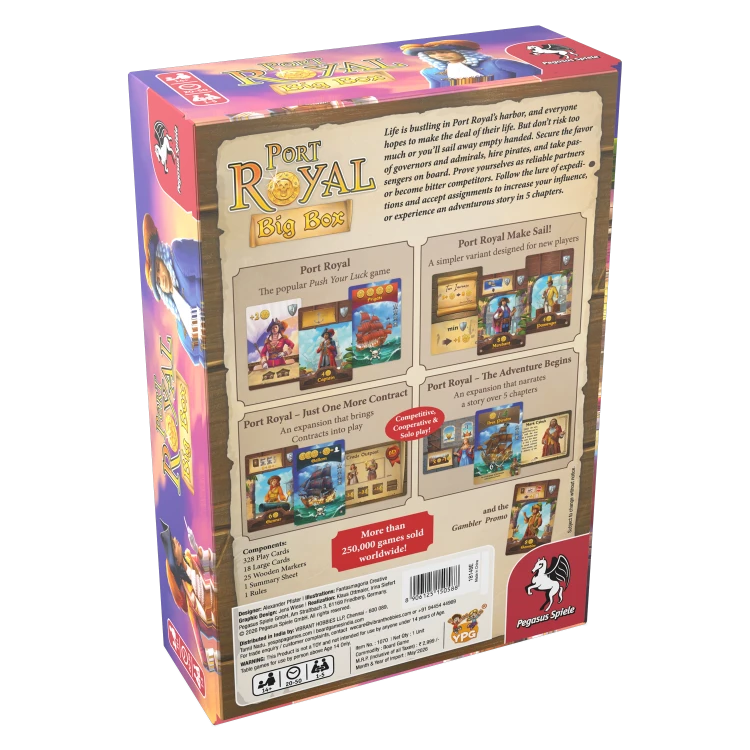 Port Royal: Big Box Board Games, On demand, Imported Games, For Cafe, 3- Next 51 to 100 Games, All Products image